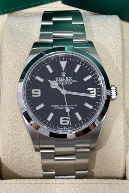 Rolex Explorer 36 Black Dial Oyster (2024) 124270