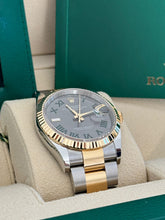 Load image into Gallery viewer, Rolex Datejust 36 Wimbledon Yellow Gold &amp; Steel (2024) 126233
