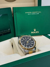 Load image into Gallery viewer, Rolex Sky-Dweller Black Dial Yellow Gold &amp; Steel (2021) 326933
