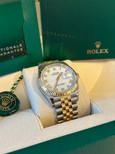 Load image into Gallery viewer, Rolex Datejust 36 White Dial Romans Yellow Gold &amp; Steel Jubilee (2024) 126233
