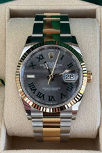 Load image into Gallery viewer, Rolex Datejust 36 Wimbledon Yellow Gold &amp; Steel (2024) 126233
